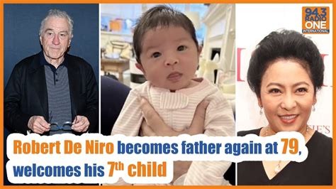 Robert De Niro Becomes Father Again At 79 Welcomes 7th Child Youtube