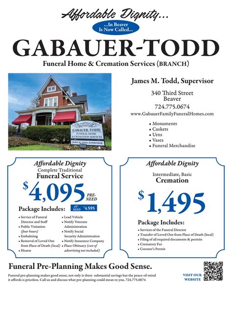 Gabauer Todd Beaver Gabauer Funeral Homes