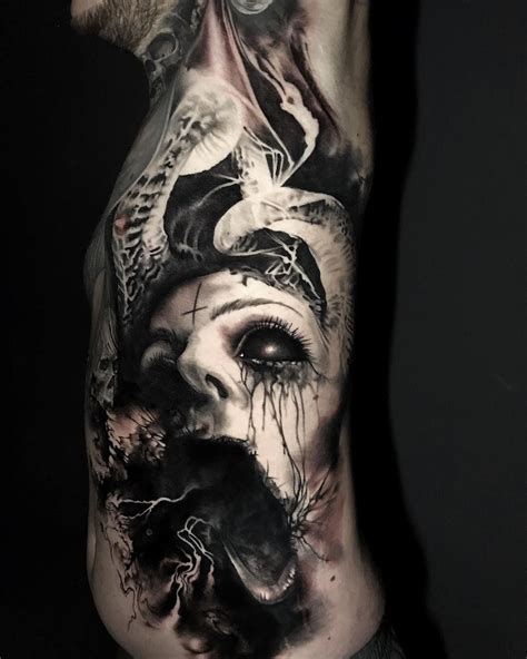 Dark Evil Tattoo Sleeve