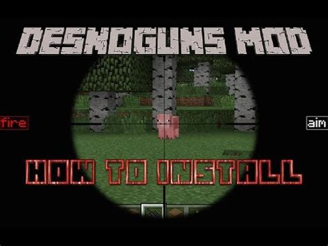 Maybe you would like to learn more about one of these? How to install the DesnoGuns Mod (Minecraft PE) - YouTube