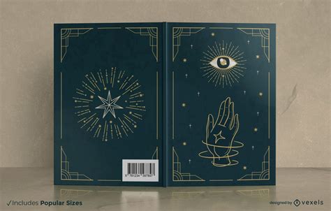 Mystical Book Cover Design Vector Download