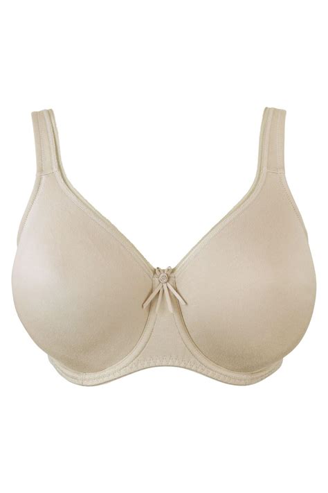 Grace Soft Moulded Cotton Underwired Bra Champagne Pour Moi