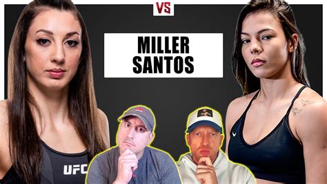 UFC Vegas Juliana Miller Vs Luana Santos Prediction Bets