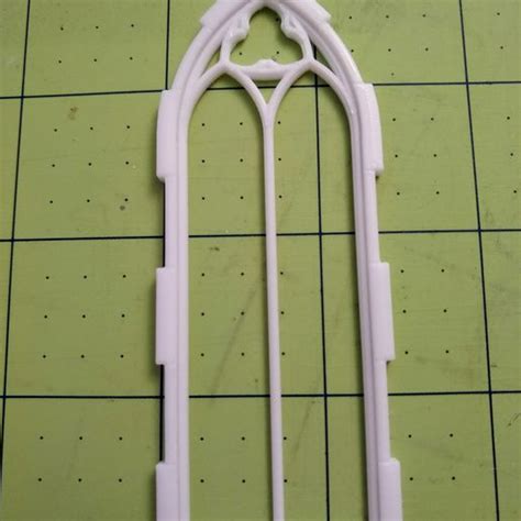 Download Stl File Double Gothic Window With Trefoil • 3d Printing
