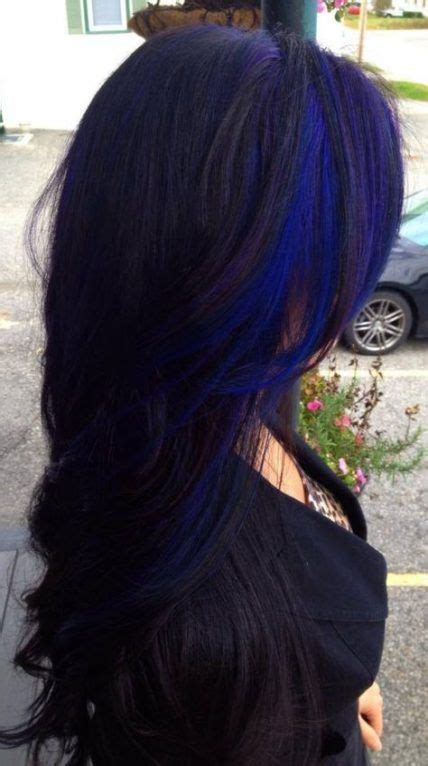 Hair Blue Peekaboo Hairstyles 17 Best Ideas Hair Hairstyles Hair