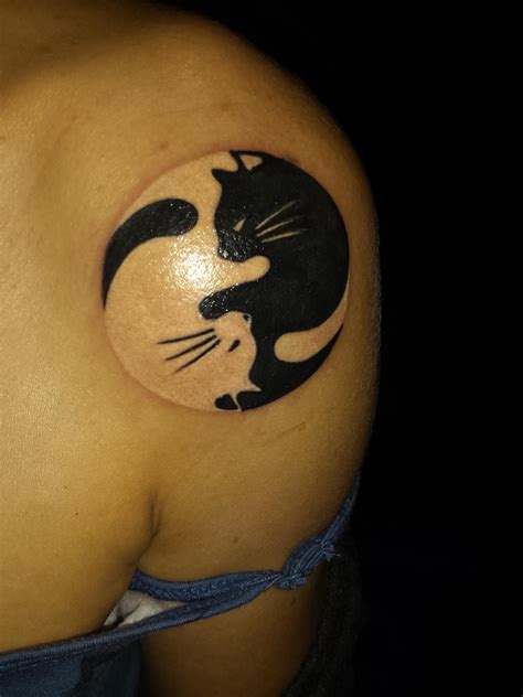 51 Wonderful Yin Yang Shoulder Tattoos