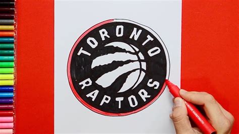 How To Draw Toronto Raptors Logo Nba Team Youtube