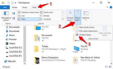 How To Show Hidden Files And Folders In Windows 10 7 And 8 Vrogue