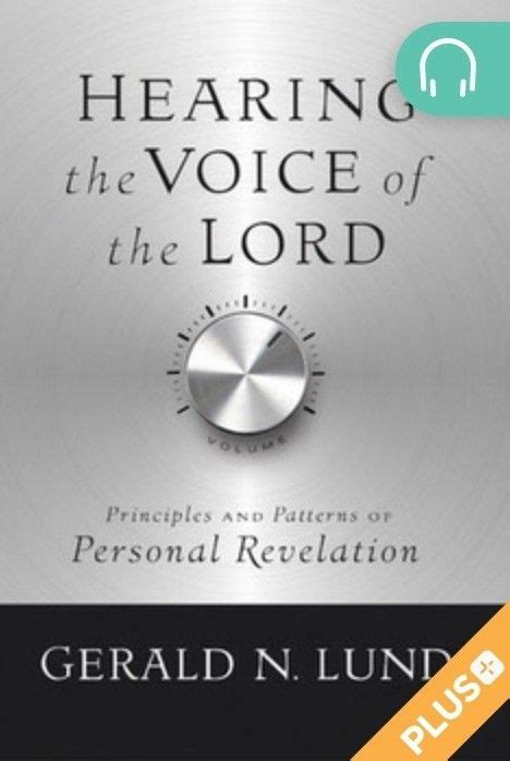 Gerald Lund Principles Hearing The Voice Person Books Pattern