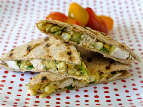 Grilled Chicken And Corn Quesadilla Weelicious