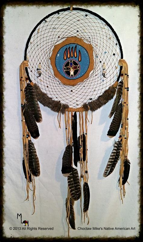 Native American Indian Made Craft Large 20 Inch Dream Catcher American Indian Crafts