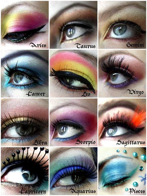 Zodiacstar Sign Based Makeup Makeupgoals Eye Makeup Zodiac Sign