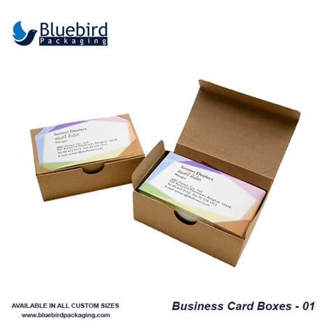 Business card boxes are generally made out of 12pt, 14pt, 16pt or craft card materials with custom business cards boxes helps to keep business cards safe and organized, present spoil. Business Card Packaging | Custom Business Card Boxes Wholesale
