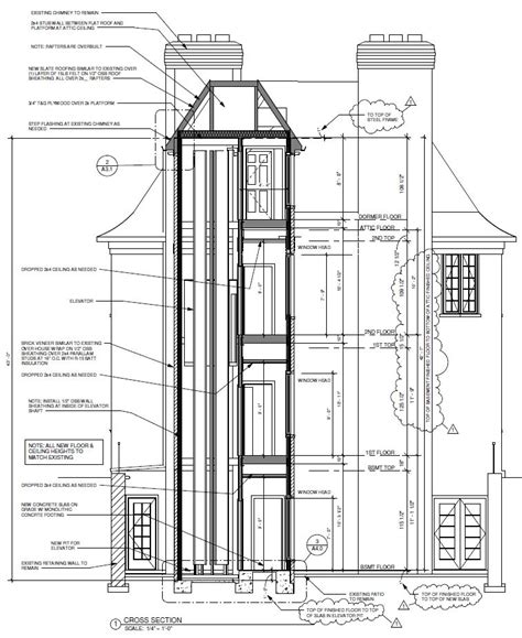 Elevator Plan Home Plans Blueprints 1992