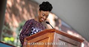 Author Chimamanda Ngozi Adichie addresses Harvard's Class of 2018