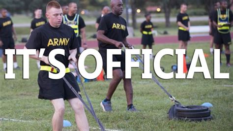 Acft The Official New Army Pt Test Youtube