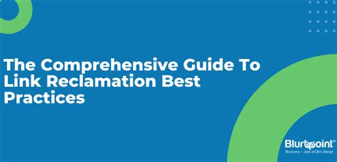 The Comprehensive Guide To Link Reclamation Best Practices