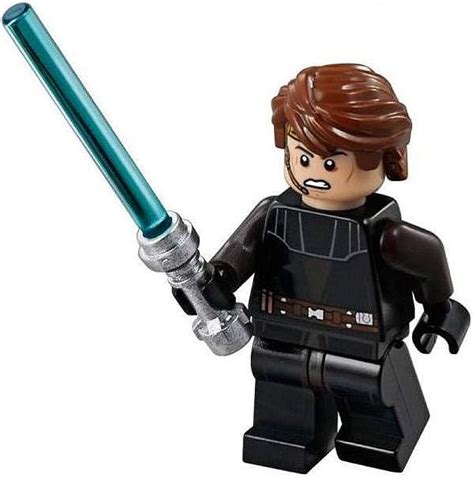 Lego Star Wars Anakin Skywalker Clone Minifigure With Blue Lightsaber