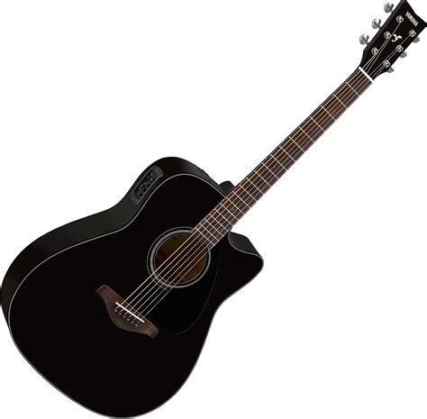 Yamaha Fgx800c Bl Black Electro Acoustic Guitar