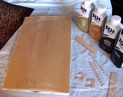 Great savings & free delivery stains └ home paint, stain & varnish └ diy materials └ home, furniture & diy all categories. Staining Wood With Rit Dye | Diy wood stain, Rit dye, How ...