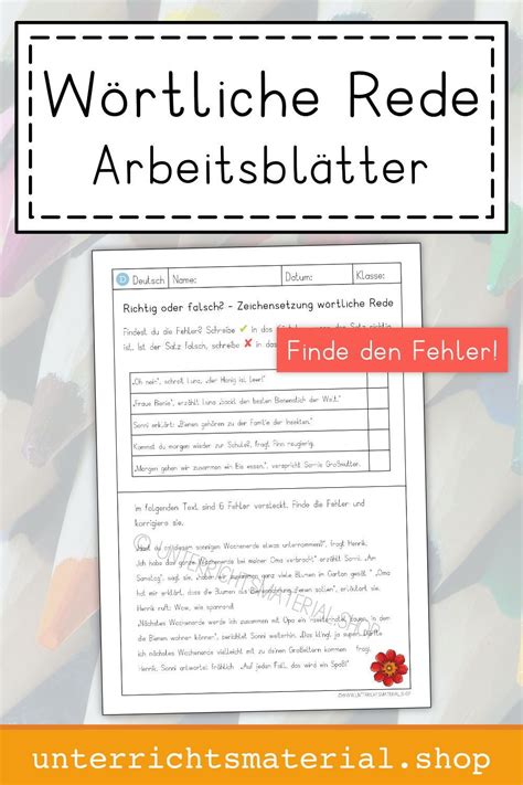 Es gibt lernmaterial für das lesen, schreiben, rechtschreiben, erzählen und die sprachbetrachtung in den klassen 1, 2, 3 und 4. Wörtliche Rede Klasse 4 | Wörtliche rede, Lesen lernen, Erste klasse