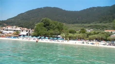 Golden Beach Thassos Greece June 2017 Youtube