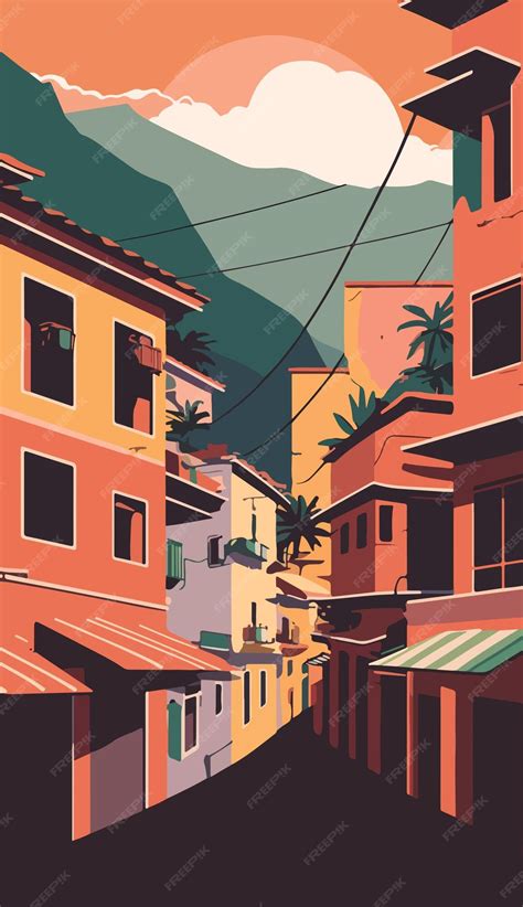 Papel De Parede Favela Desenho