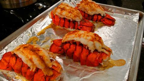 Just The Right Size Roasted Piggy Back Lobster Tails
