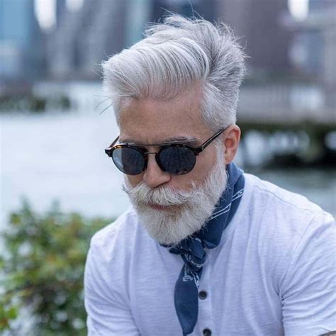 10 Handsome Grey Hairstyles For Men Young And Old