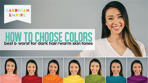 Hair · 1 decade ago. How to Wear the Right Color for Your Skin Tone - Dark Hair ...