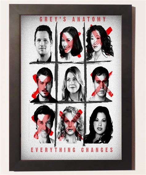 Polaroid character posters carina deluca greys anatomy. Quadro Poster Decorativo Greys Anatomy Com Fecho Fixador ...