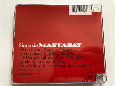 Siouxsie Mantaray W14 Music Audio Cd 2007 173 995 5