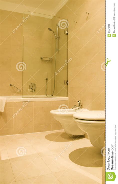 Bathroom Bidet Luxury Hotel Budapest Hungary Stock Photo