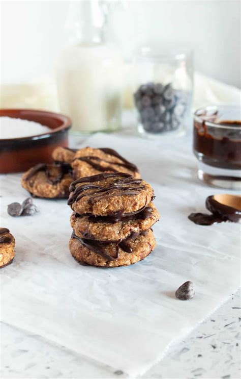 3 Ingredient Caramel Coconut Cookie Samoas Naturally Kelly