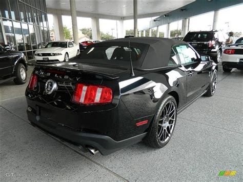 Black 2012 Ford Mustang Shelby Gt500 Svt Performance Package