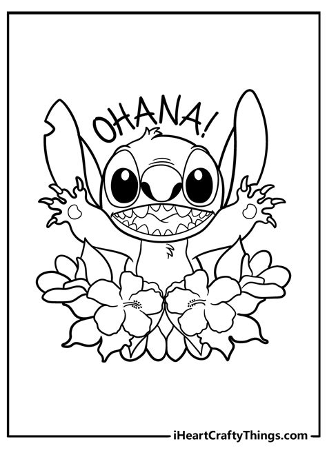 20 Free Stitch Coloring Pages Printable Stitch Pages Love Coloring