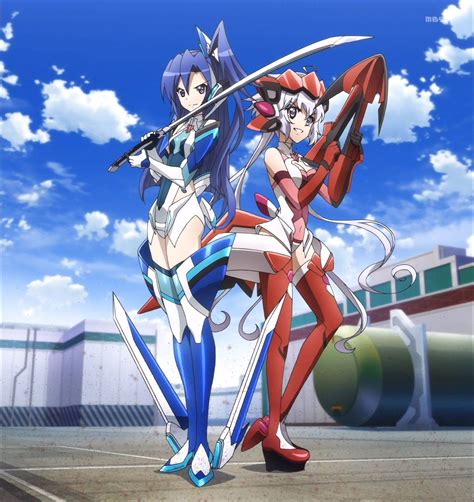 senki zesshou symphogear tsubasa kazanari y chris yukine [ep] awesome anime anime senki