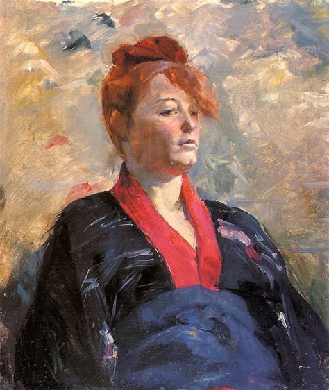 He made drawings rather than paintings. Madame Lili Grenier, 1888 - Henri de Toulouse-Lautrec ...
