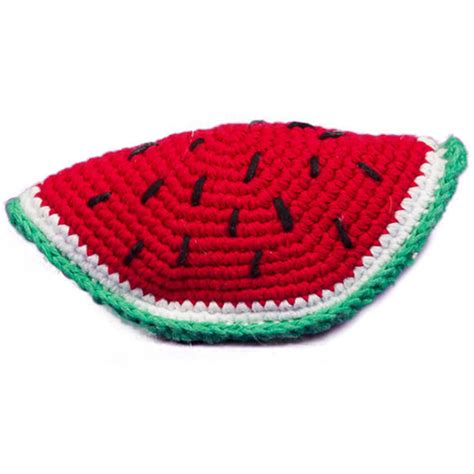 Hand Crochet Watermelon Dog Toy Ware Of The Dog Earthhero