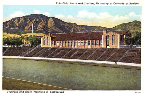Boulder Colorado Field House And Stadium University Of Colorado