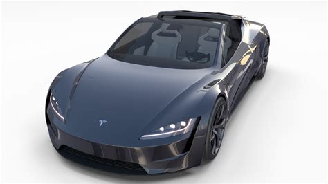 Tesla has claimed that it will be capable of 0 to 60 mph (0 to 97 km/h). Tesla Roadster 2020 Midnight Silver with interior and ...