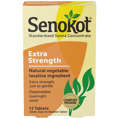 Senokot® Extra Strength Standardized Senna Concentrate Tablets 12 Count