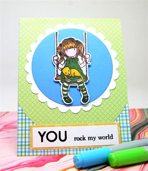 See more ideas about greeting card size, inspirational cards, card sizes. Card Friendship You Rock My World Gorjuss | Etsy | You ...