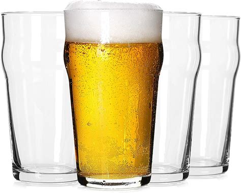 Pint Glasses 20 Oz British Beer Glass Classics Craft Beer Glasses Prime Beer Drinking Glasses