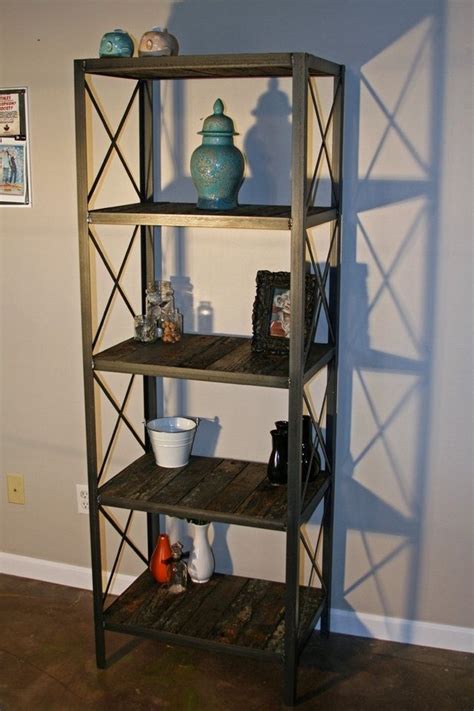 Buy Hand Made Industrial Rustic Bookcase Or Shelving Unit Reclaimed