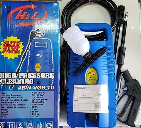 Jual HnL Jet Cleaner High Pressure Mesin Steam Cuci Mobil AC Skls