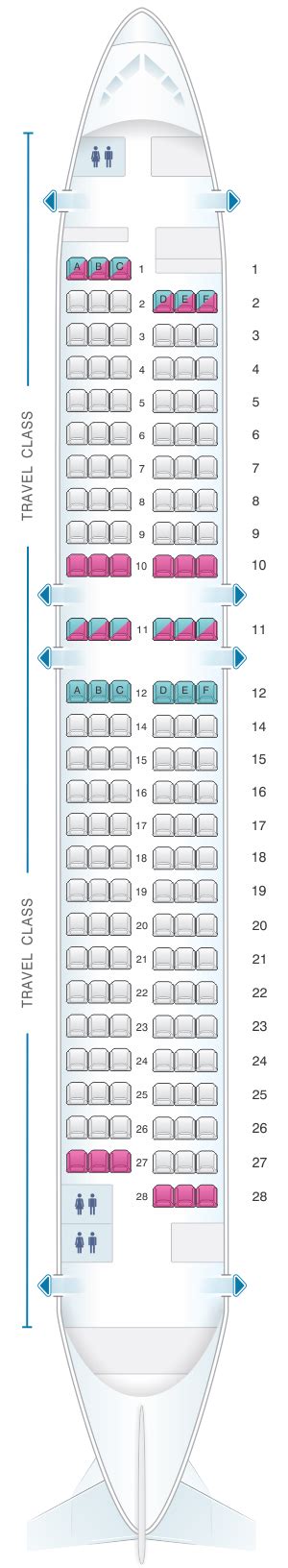 Seat Map Asiana Airlines Airbus A320 200 156pax