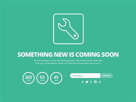 Responsive Coming Soon Template By Medialoot On Dribbble