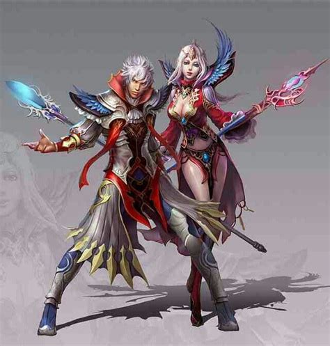 Fantasy Warrior Couple~ Fantasy Character Art Female Character Design