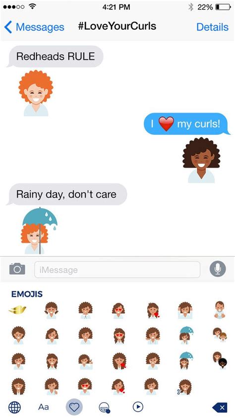 Dove Launches Curly Haired Emojis For Love Your Curls Campaign